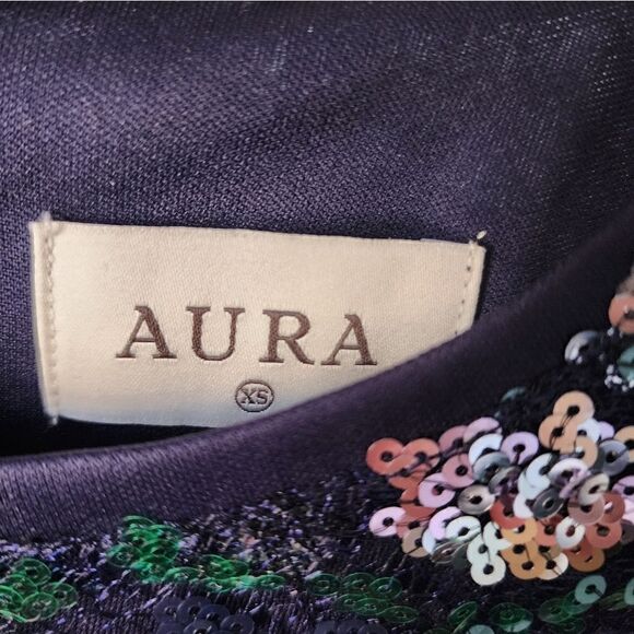 AURA Sequins evening special occasions midi dress - Picture 8 of 10